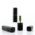 P62 4.3g In Stock Ready to Ship High Quality Durable Gold Tube Black Body Lip Balm Lipstick Tube